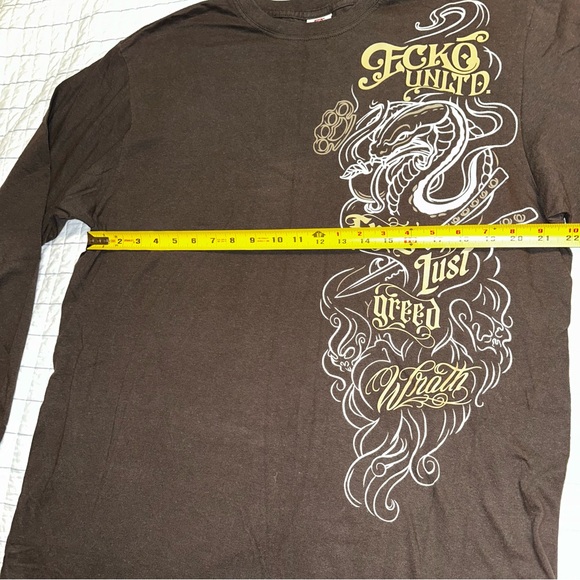 Ecko Unlimited XL L/S Shirt Mint Condition AOP - Picture 5 of 11